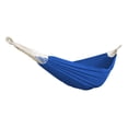 thumbnail image 2 of Bliss Hammocks 60"W Double Hammock with Rope Loops & Tree Straps, 265 lb, Dark Blue, 2 of 6