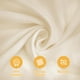thumbnail image 2 of Mantel BRILLMAX de poliéster beige de 180 x 260 cm para mesa de 6 pies, 2 of 7