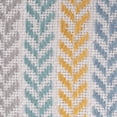 thumbnail image 5 of Anne Hand-Woven Chevron Cotton Throw Pillow, Yellow/Teal, 18" x 18", Count per Pack 1, 5 of 9