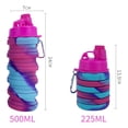 thumbnail image 2 of Botella Termo Plegable Silicon 500 Ml Gym Grado Alimenticio, 2 of 6