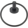 thumbnail image 2 of Zurich Towel Ring, Matte Black by Stone Harbor Hardware, 2 of 4