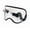 Clear-Day Night, variant on Retro Bubble Visor for Open Face Helmet Vintage Elastic Band Shield Accessories