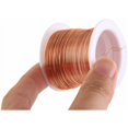 thumbnail image 2 of Bobina de cobre, imán de cobre esmaltado de 0,3 mm y 20 m, bobina esmaltada para reparar conexiones de soldadura de bobinado magnético, 2 of 5