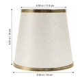 thumbnail image 2 of Clip On Table Lamp Shade Desk Lamp Cover Household Decorative Floor Lamp Shade, 2 of 6