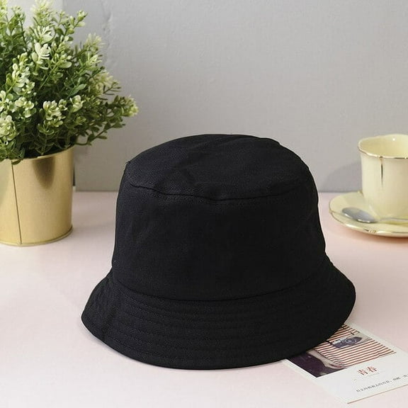 COCOpeaunt Unisex Summer Foldable Bucket Hat Women Outdoor Sunscreen Cotton Fishing Hunting Cap Men Women Basin Chapeau Sun Prevent Hats