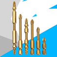 thumbnail image 6 of Colaxi 6Pcs Screwdriver Bits,Phillips Bits Drill Bit 1/ Shank Alloy Steel Bits for Electrician, DIY , Home, 6 of 10