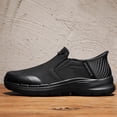 thumbnail image 4 of Mocasines de lona para correr con manos libres y zapatillas de deporte de moda con espuma viscoelástica para hombres, 4 of 9