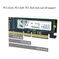 thumbnail image 2 of Tarjeta de ExpansióN M.2 NVMe SSD una PCIe 3.0 X16 / X8 X4 Soporte Adaptadora Escritorio 2230 2242 2260 2280 Tamaño, 2 of 7