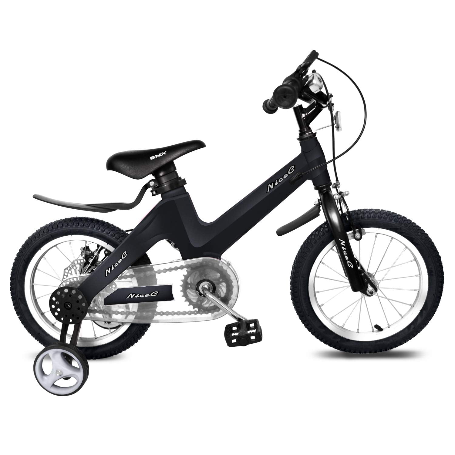 Kids BMX Bicycle Bike Outdoors Sports Steel Frame with Training Wheels 