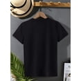 thumbnail image 5 of Girls' Soft Pink Cotton T-Shirt with Fun Fruit Print - Casual Round Neck Tee, 95% Cotton, Lightweight & Comfortable for Summer, Girls Shirts, 5 of 5