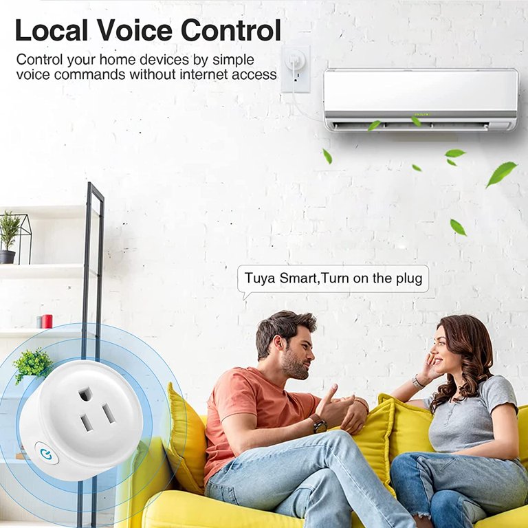 Smart Socket Remote Control, Tuya Wifi Smart Plug, Voice Control Plug