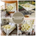 thumbnail image 6 of Yellow Morocco Small Tapestry for Bedroom Wall Hanging Tapestry, Retro Grey Foil Painting Grunge Tribal Ceiling Backdrop Tapestries Poster Blanket Wall Decor for Teens Room Living Room Dorm 23" x 28", 6 of 8
