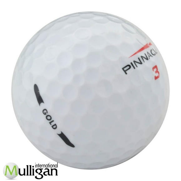 Mulligan - 12 Pinnacle Gold 5A Recycled Used Golf Balls, White