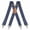 Denim Blue, variant on Heavy-Duty Adjustable Men's Suspenders with Reinforced Metal Clips, Comfortable X-Back Elastic Braces for Work, Wedding, and Everyday Use 3.5X120cm