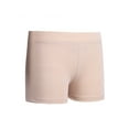 thumbnail image 7 of iiniim Kids Girls Solid Athletic Shorts Stretch Gymnastic Dance Yoga Training Activewear Nude 6, 7 of 7
