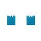 thumbnail image 3 of Yuarrent Caja de hielo reutilizable de plástico Paquete de congelador de carne de mantenimiento fresco portátil Picnic Senderismo Cooler Block Azul 2piezas Yuarrent CBP274500, 3 of 6