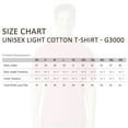 thumbnail image 5 of Gildan Unisex Short Sleeve Light T-Shirt 100% Cotton Modern Classic Fit Crew Neck Tee (Heather-Red, L), 5 of 7
