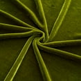 thumbnail image 4 of Velvet Table Cloth with Decorative Ruffle Edge Luxurious Soft Washable Rectangular Tablecloth Thick Wrinkle-Resistant Oblong Table Cover for Kitchen Dining Party Wedding 140*200cm Olive Gree, 4 of 5