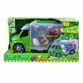 thumbnail image 5 of TychoTyke Jurassic Dinosaur Toy Truck Light Up Transport Vehicle Play Set Green Ages 3+, 5 of 7