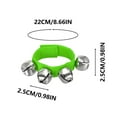 thumbnail image 4 of Wrist Bells Under 5 ! Yannianjz Jingle Bell Bracelet Percussion Instrument for Christmas Party Celebration Music Events 4 Bells Adjustable Nylon Strap Easy to Wear Colorful Design, 4 of 9