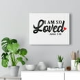 thumbnail image 5 of Scripture Walls John 3:16 I Am So Loved Bible Verse Canvas Christian Wall Art Ready to Hang Unframed, 5 of 12