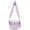 Light purple, variant on Checkerboard Pattern Nylon Belt Bag for Women - Convertible Crossbody or Waist Pack