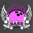 thumbnail image 2 of CafePress - Bowling Babe Maternity Dark T Shirt - Maternity Dark T-Shirt, 2 of 3