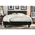 thumbnail image 6 of Furniture of America Mellie Faux Leather Bed, Eastern King, Espresso, 6 of 7