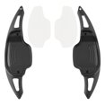 thumbnail image 1 of Steering Wheel Paddle Shifter Covers For Chevy Camaro 12-15 Aluminium Black, 1 of 12