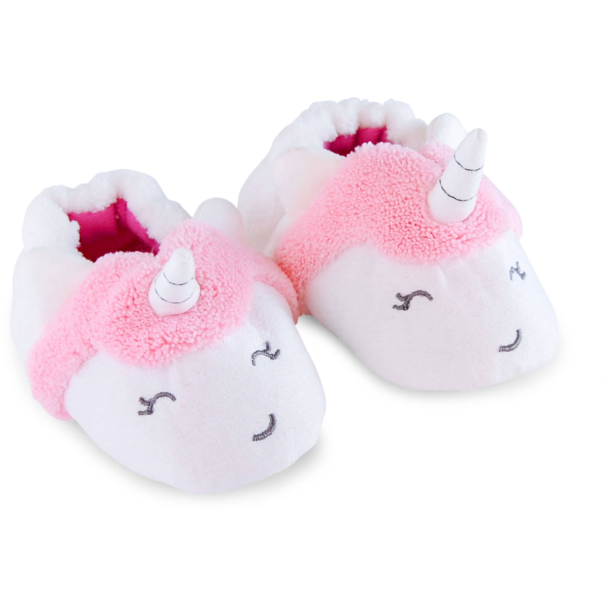 Newborn Baby Girl Unicorn Slippers, NB 