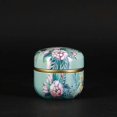 thumbnail image 3 of Set of 6 small iron storage boxes with lid for tea, kitchen box in three different designs, 3 of 4