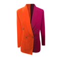 thumbnail image 2 of Vedolay Women's Suit Jackets Womens Oversized Trendy Blazers Fashion Casual Dressy Blazer Jackets,Orange S, 2 of 5