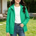 thumbnail image 3 of OGLCCG 2 Pack Kids Rain Jackets With Hood Full Zipper Waterproof Raincoat For Boys Girls Casual Fall Winter Windbreaker Jacket Size 3-12, 3 of 6