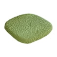 thumbnail image 2 of Velvet Stretch Dining Chair Seat Covers Thick Soft Elastic Chair Cushion Slipcover for Kitchen Dining Room Curved Seat Protector Washable, 2 of 6