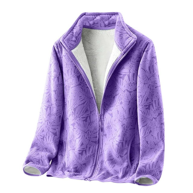 Ladies Thickened Windproof Warm Fleece + Coral Fleece Fleece Camouflage Sweater Jacket