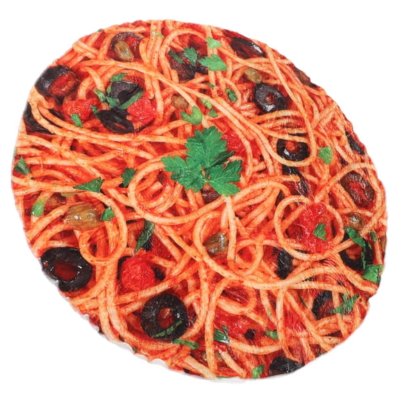 Hemoton Soft Pizza Blanket For Adults Funny Fabric Novelty Round Food Blanket Warm And Cozy Pizza Printed Throw Blanket For Kids And Adults For Picnics And Home Use