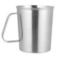 thumbnail image 4 of Liquid Measuring Cup Stainless Steel Baking Cup Baking Tools Kitchen Utensil for Home Daily Use (500ml, Silver), 4 of 8