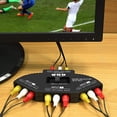 thumbnail image 4 of Audio Video Switcher, Audio Video  Splitter 3 In 1  Splitter  For Satellites TV For Channel Selector Black, 4 of 8