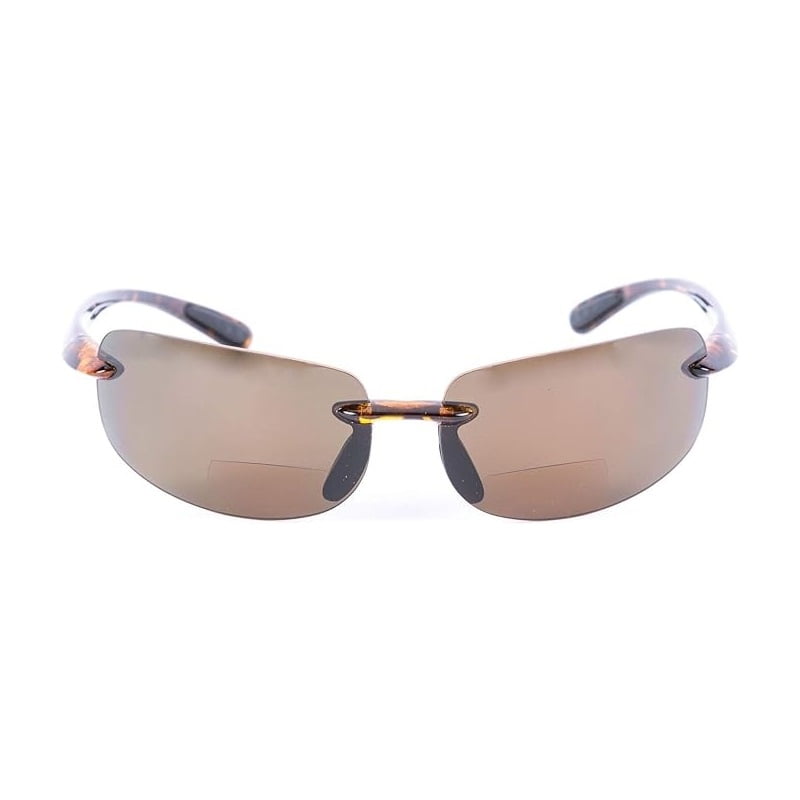 "The Allstars" 3 Pair Assortment of Bifocal Sport Wrap Reading Sunglasses for Men and Women - Brown/Red - 2.50