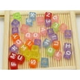 thumbnail image 4 of U8MO 250 Assorted Alphabet Letter Acrylic Cube Pony Beads 6X6mm Jewelry Kids Craft-3-5# Metallic Silver Color, 4 of 9