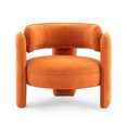 thumbnail image 2 of Accent Chair,Teddy Upholstered Arm Single Sofa,Modern Fluffy Reading Chair for Living Room, Bedrooms, Corner,Mid Century Accent Armchair Velvet Accent Chair for Office Study, 2 of 8