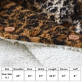 thumbnail image 4 of Sherpa jackie Mink Fleece for Adults 73 x 51”| Cozy Warm, 4 of 6