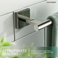 thumbnail image 4 of KOKOSIRI Hand Towel Bar Chrome Bathroom Towel Rail Holder Kitchen Paper Holder Wall Mounted Toilet Cabinet Mount, Polished Stainless Steel B3008CH, 4 of 9