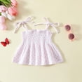 thumbnail image 5 of TOWED22 Baby Girl Toddler Clothes 2 Piece Sleeveless Striped Ruffle Tank Tops Solid Color Long Pants Outfits(White,9-12 M), 5 of 9