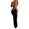 thumbnail image 4 of Txlixc Vestido de mujer con tirantes italianos de color sólido Txlixc moda, 4 of 7