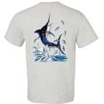 thumbnail image 2 of Fair Game Blue Marlin Fishing T-Shirt, Fishing Graphic Tee-Ash-XL, 2 of 4