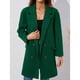 thumbnail image 3 of Notched Collar Coat, Turn Down Collar Flap Pocket Double Breasted Coat For Shopping ACTIVE Cocina, Decoración y Otros, 3 of 5