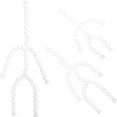 thumbnail image 4 of Figura de esqueleto articulado de muñeca, esqueleto móvil, marco de marioneta de plástico, suministro de marioneta ajustable, 6 uds., 4 of 6