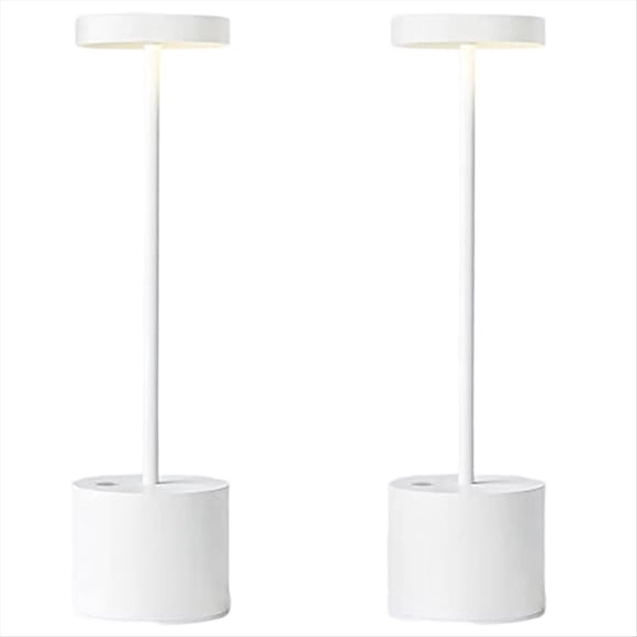 Lámpara de Mesa Inalámbrica, Recargable, Regulable, LED, de Escritorio, con Luz Tipo I, para Mesita de Noche, Portátil.