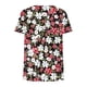 thumbnail image 3 of Fiudx Camisas para Mujer Mujer Moda Casual Manga Corta Suelta Camiseta Blusa Tops, 3 of 4